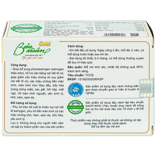Thực phẩm bảo vệ sức khỏe Bảo Xuân Gold (30 viên) 6