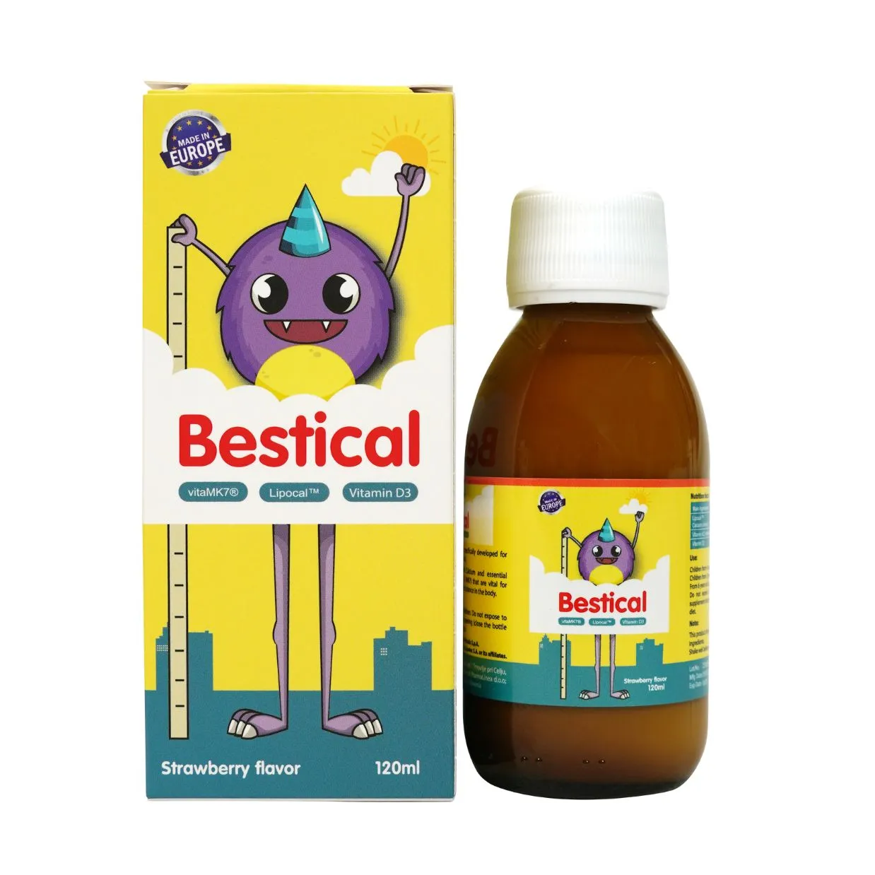 SIRO GIÚP XƯƠNG, RĂNG CHẮC KHỎE BESTICAL ERGOPHARMA 120ML