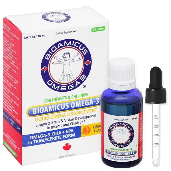 DUNG DỊCH UỐNG HỖ TRỢ BỔ NÃO BIOAMICUS OMEGA-3 30ML