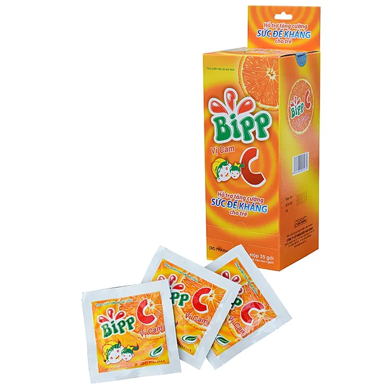 Kẹo ngậm Bipp C bổ sung vitamin C (35 gói) hỗ trợ tăng đề kháng