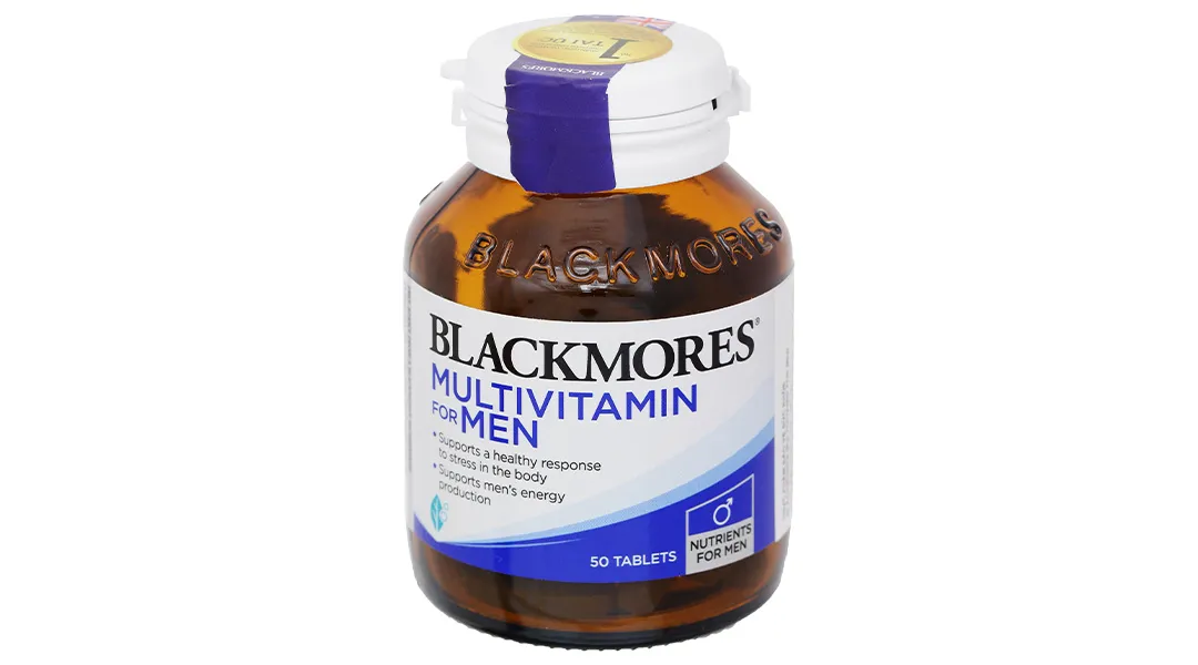 VIÊN UỐNG HỖ TRỢ SỨC KHỎE NAM GIỚI BLACKMORES MULTIVITAMIN FOR MEN 50V 2