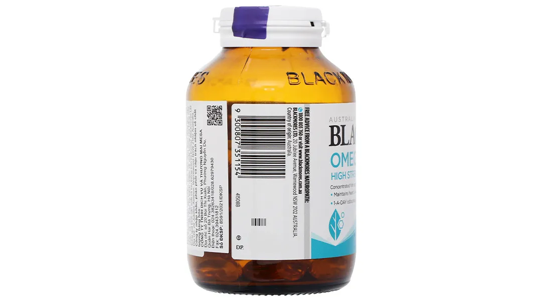 VIÊN UỐNG BỔ MẮT BLACKMORES OMEGA DOUBLE HIGH STRENGTH FISH OIL 90V 3