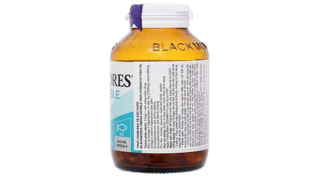 VIÊN UỐNG BỔ MẮT BLACKMORES OMEGA DOUBLE HIGH STRENGTH FISH OIL 90V 4