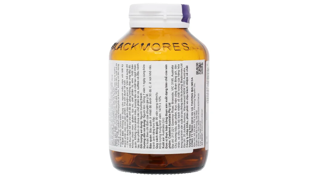 VIÊN UỐNG BỔ MẮT BLACKMORES OMEGA DOUBLE HIGH STRENGTH FISH OIL 90V 5