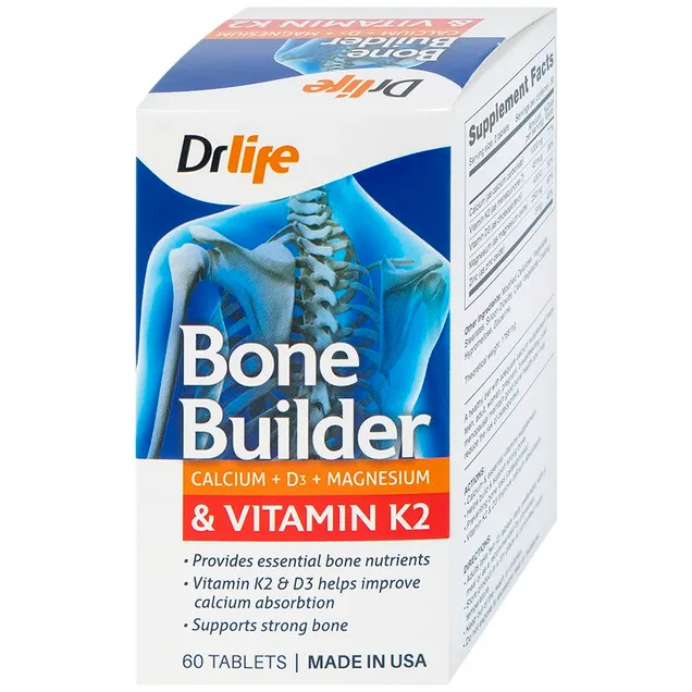 Thực phẩm bảo vệ sức khỏe Bone Builder Drlife (60 viên)