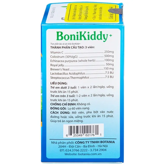 Thực phẩm bảo vệ sức khỏe BoniKiddy+ (60 viên) 5