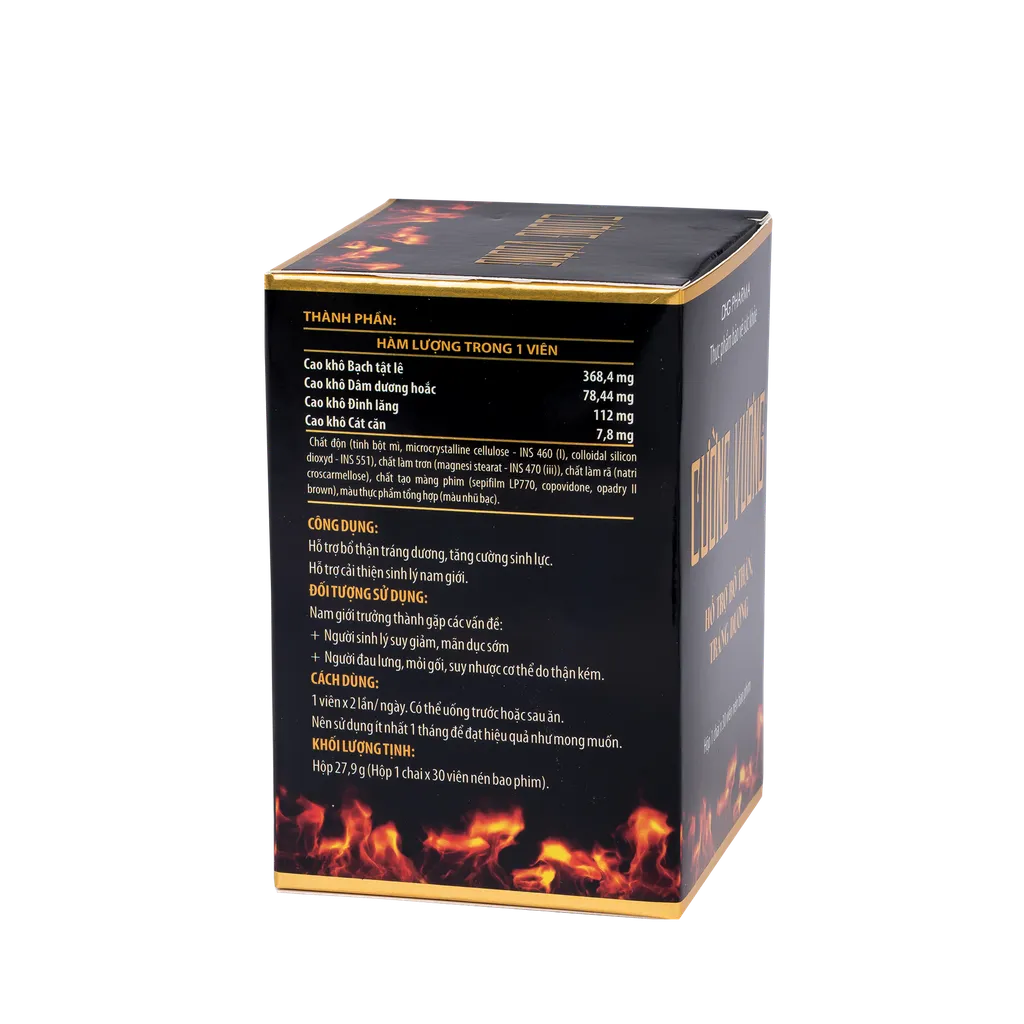 Thực phẩm bảo vệ sức khỏe Cường Vương (30 viên) 3