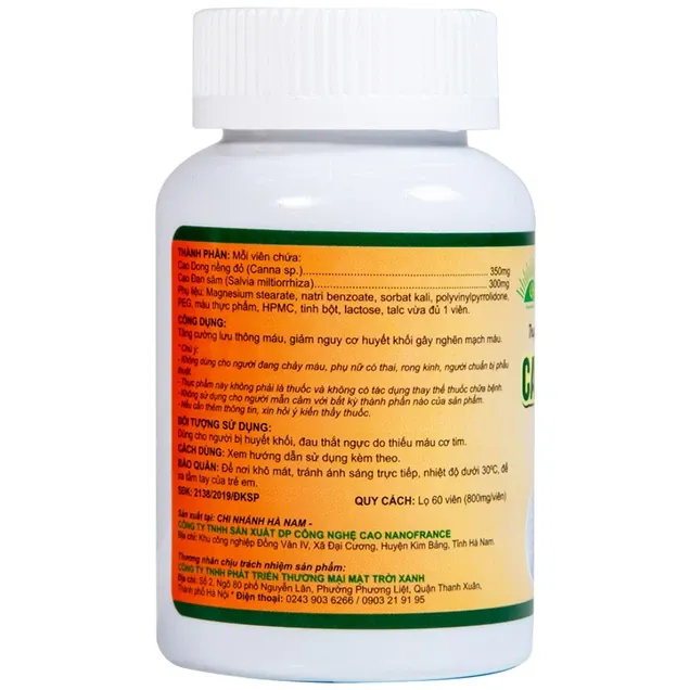Thực phẩm bảo vệ sức khỏe Cardocorz (60 viên) 3