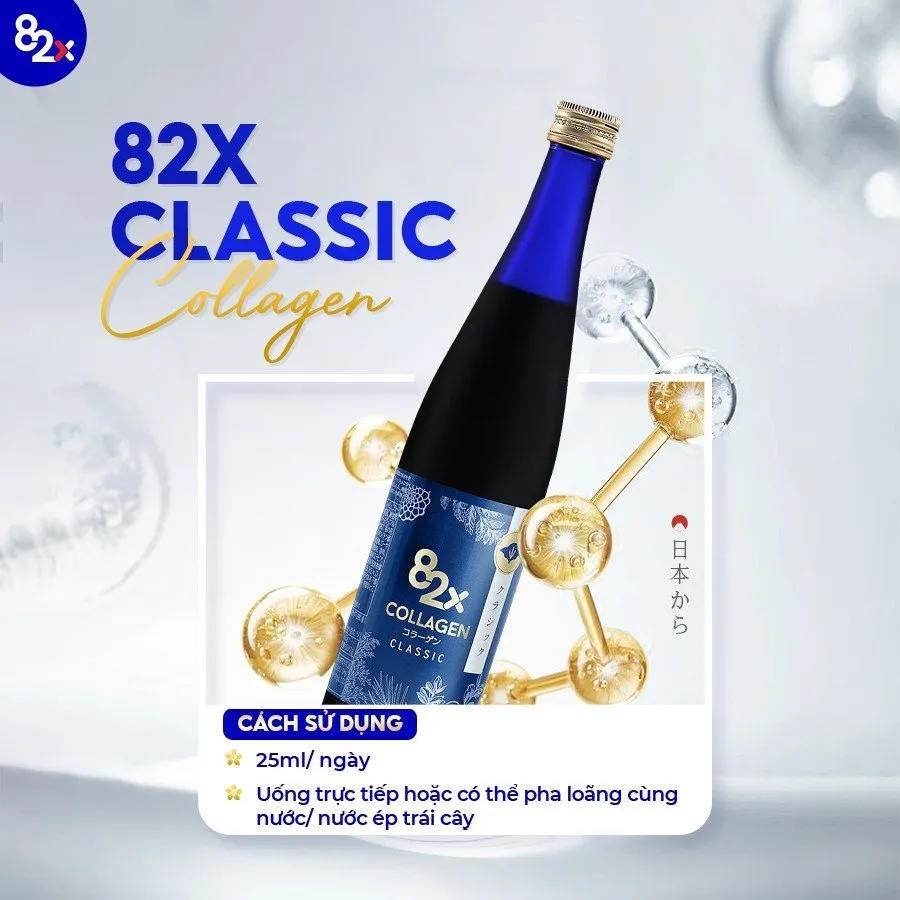 Nước uống collagen chống lão hóa Collagen 82x 120000mg Classic 5