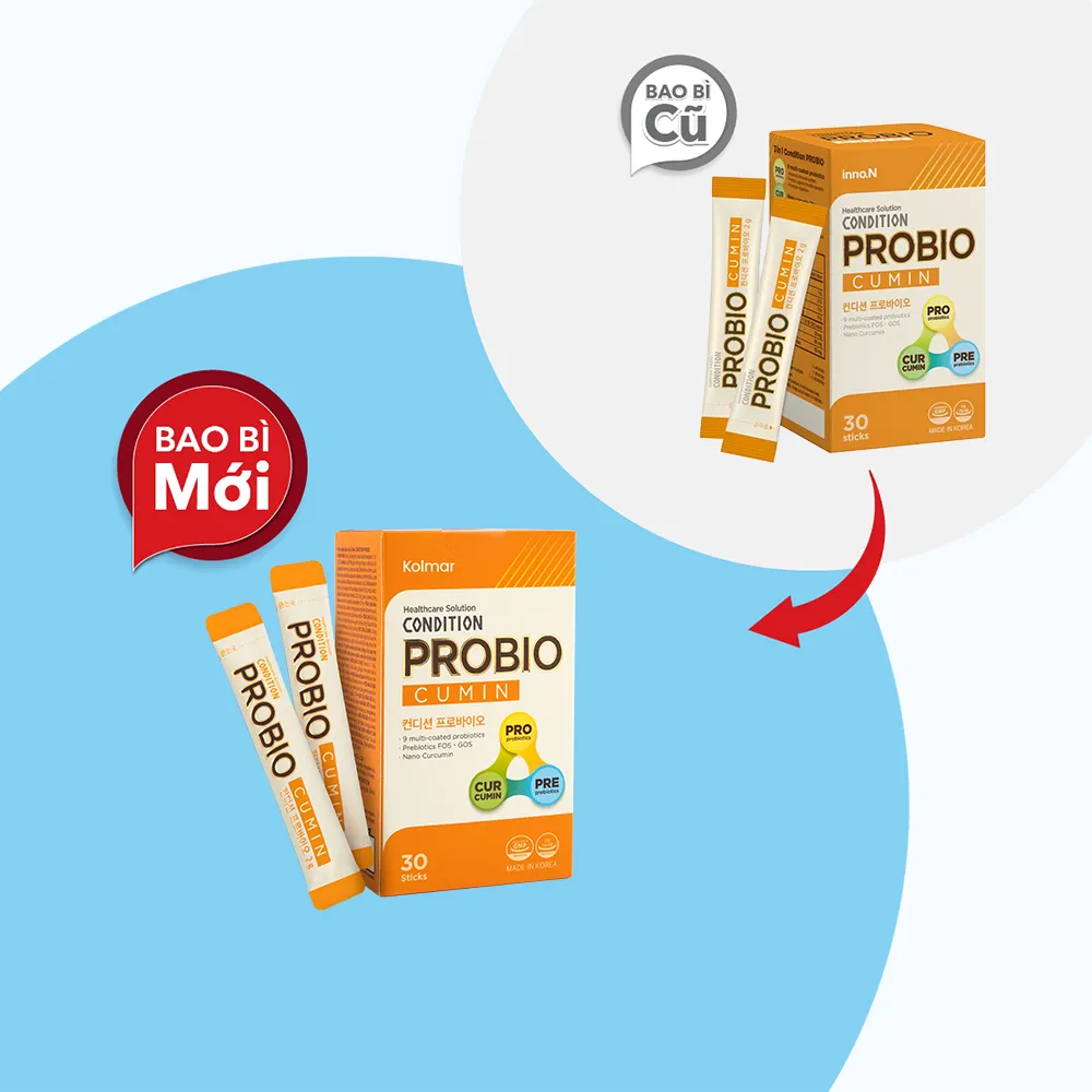 Thực phẩm bảo vệ sức khỏe CONDITION PROBIO (Hộp 30 gói) hỗ trợ tiêu hóa 4