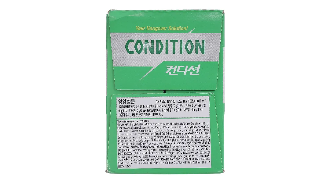NƯỚC GIẢI RƯỢU CONDITION 100ML 16