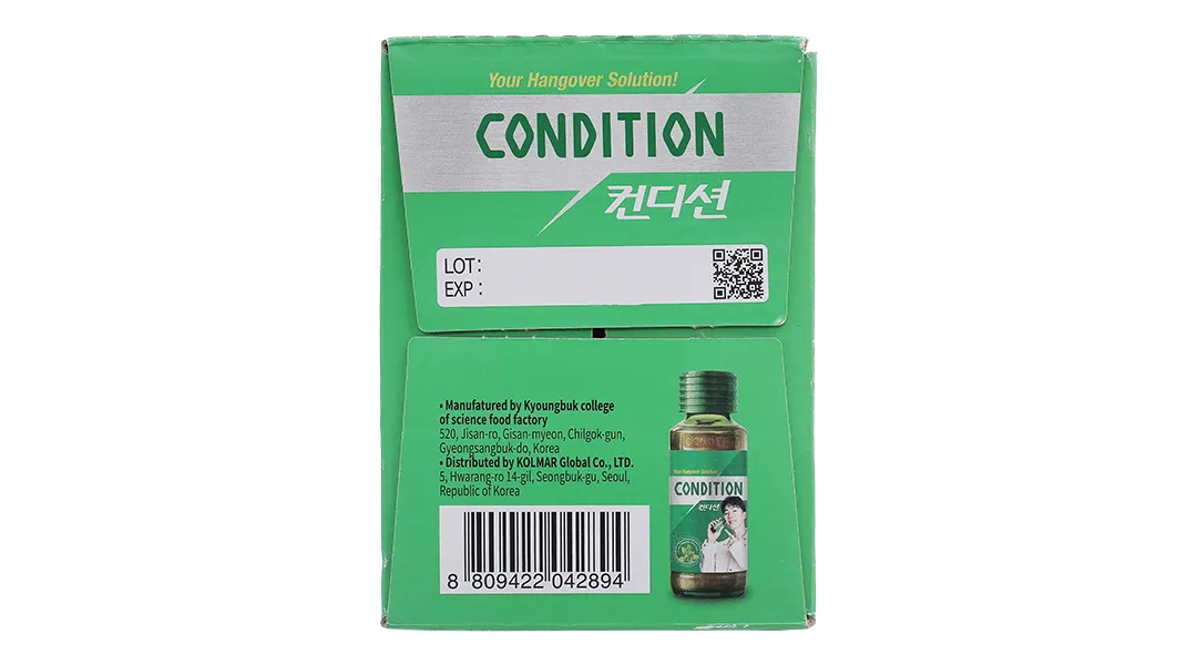 NƯỚC GIẢI RƯỢU CONDITION 100ML 17