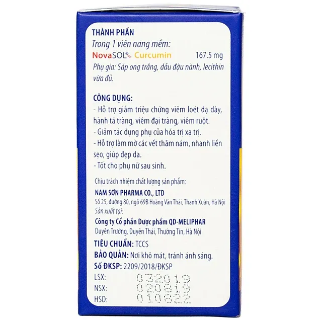 Thực phẩm bảo vệ sức khỏe Curmin Lead Softgel (30 viên) 4