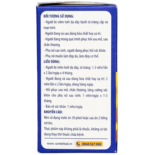 Thực phẩm bảo vệ sức khỏe Curmin Lead Softgel (30 viên) 5
