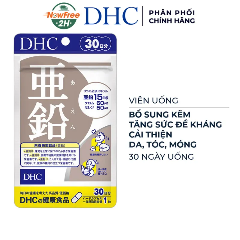 Thực Phẩm Bảo Vệ Sức Khỏe DHC Zinc