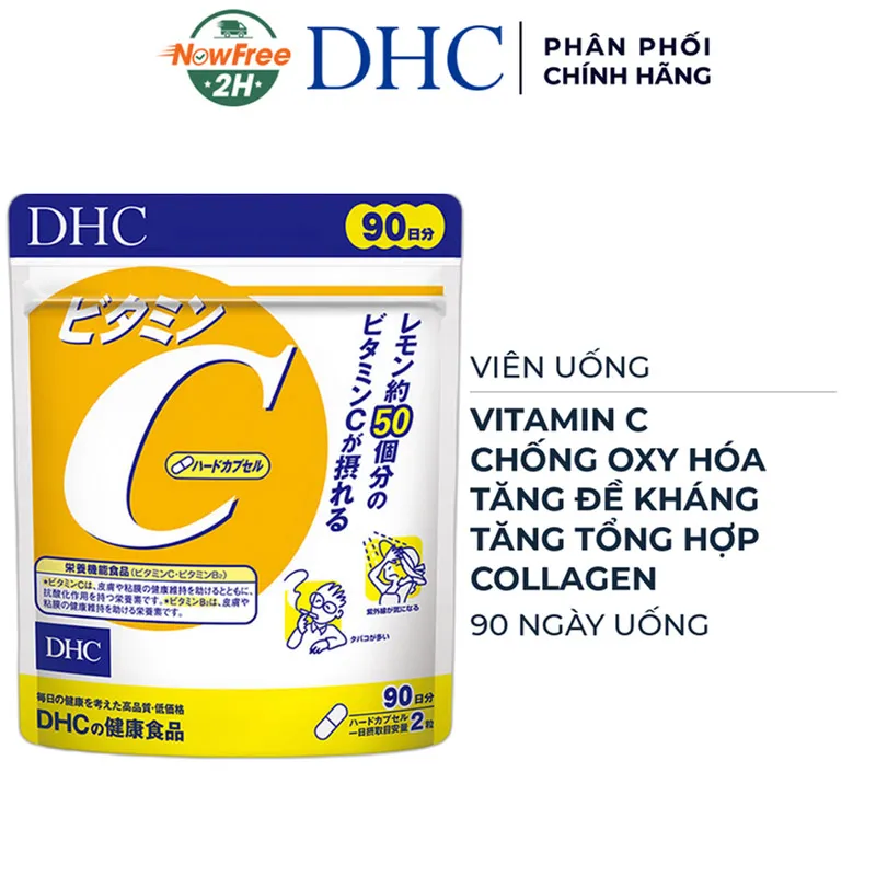 Thực Phẩm Bảo Vệ Sức Khỏe DHC Vitamin C Hard Capsule 2