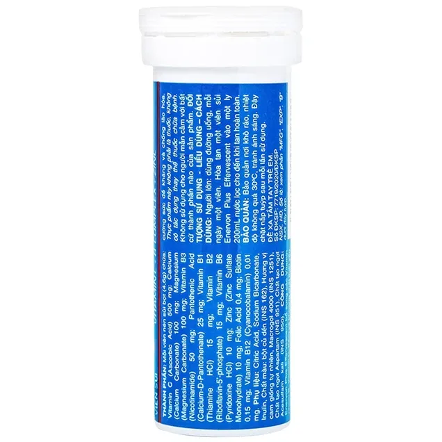 Thực phẩm bảo vệ sức khỏe ENERVON PLUS EFFERVESCENT 3