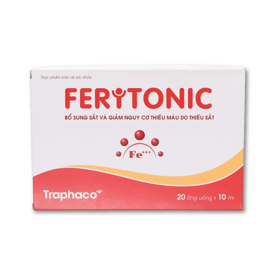 SIRO BỔ SUNG SẮT FERITONIC TRAPHACO 2X10 ỐNG