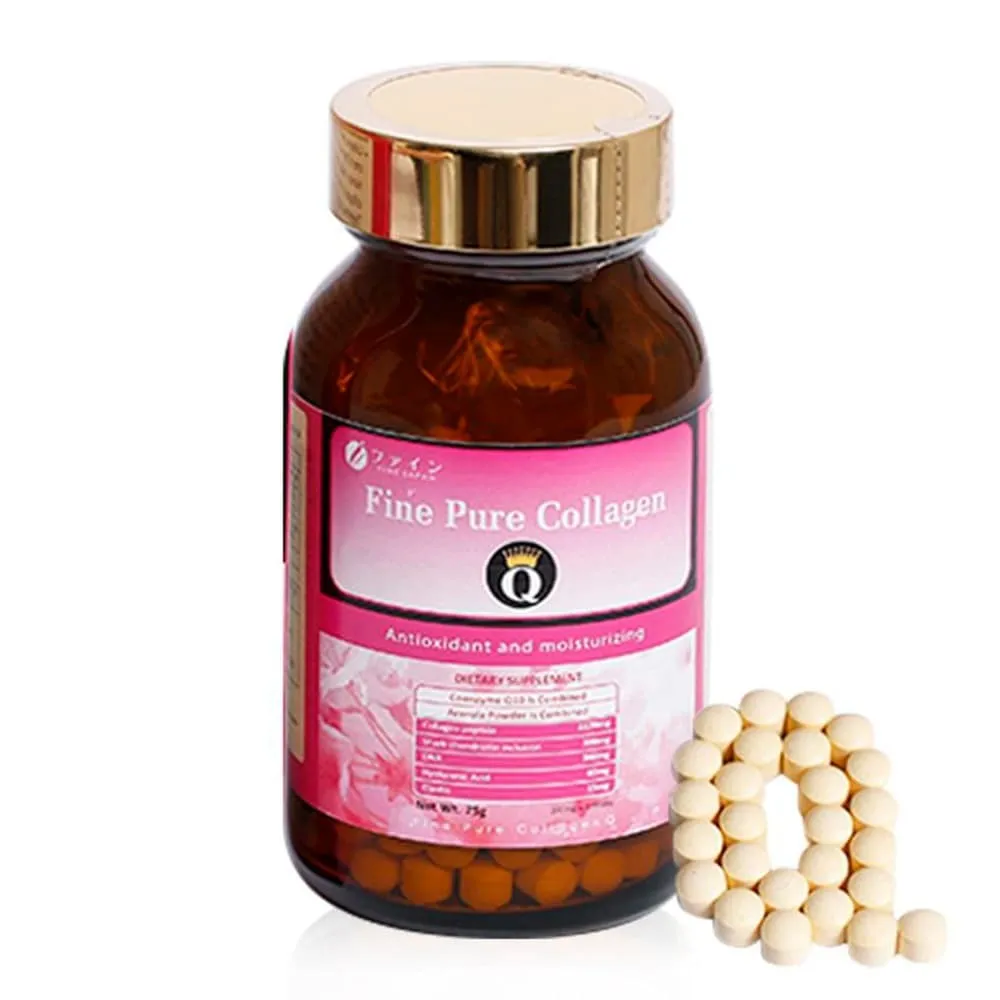 Viên uống Fine Japan Fine Pure Collagen (Hộp 375 viên) hỗ trợ làm đẹp da