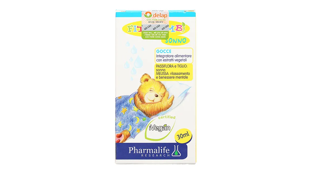 SIRO GIÚP TRẺ NGỦ NGON FITOBIMBI SONNO 30ML 3