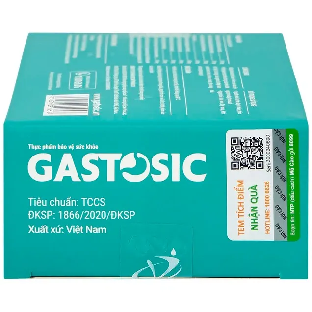 Thực phẩm bảo vệ sức khỏe GASTOSIC (30 Viên) 3
