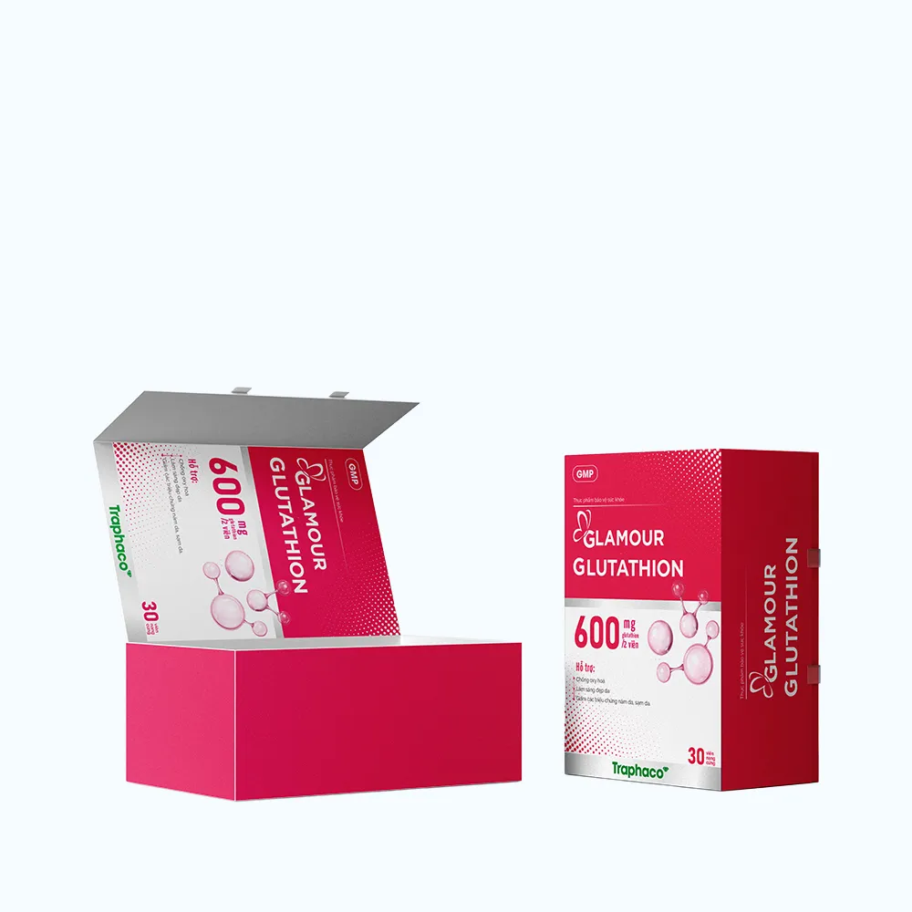 Thực Phẩm Bảo Vệ Sức Khỏe GLAMOUR GLUTATHION Hỗ Trợ Chống Oxy Hóa, Giảm Nám Da, Sạm Da 4