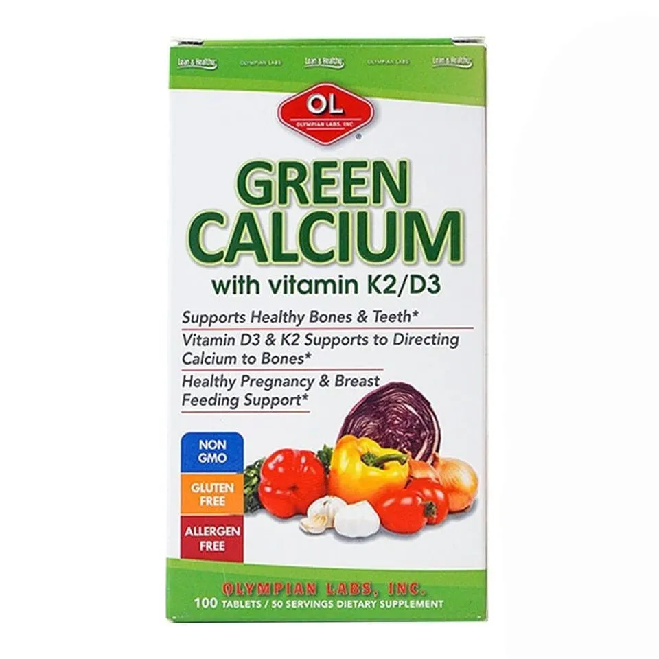 Thực phẩm bảo vệ sức khỏe Green Calcium (100 viên)
