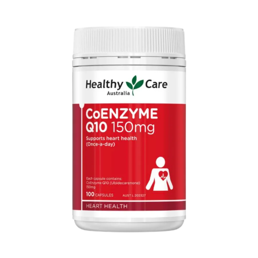 Thực Phẩm Bảo Vệ Sức Khỏe Healthy Care Coenzyme Q10 150mg Capsules
