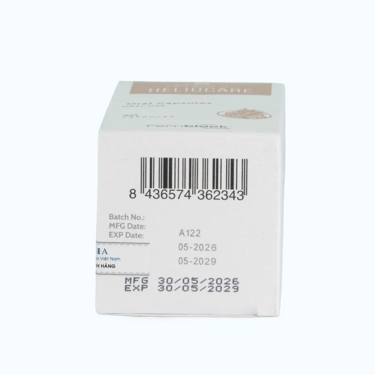 Thực phẩm bảo vệ sức khỏe Heliocare Capsules Oral (60 viên) 6