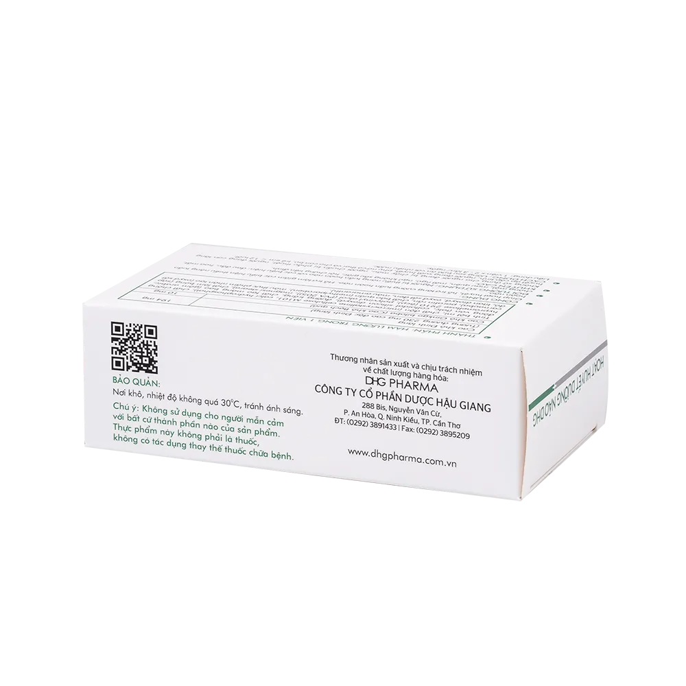 Thực phẩm bảo vệ sức khỏe Hoạt Huyết Dưỡng Não DHG (100 viên) 5