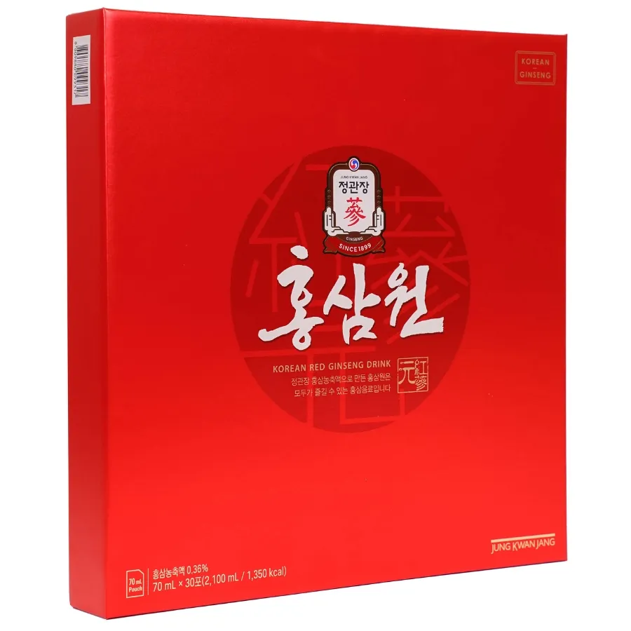 Thực phẩm bảo vệ sức khỏe Hong Sam Won Pouch (Nước hồng sâm Hong Sam Won) - Hộp 30 gói 2