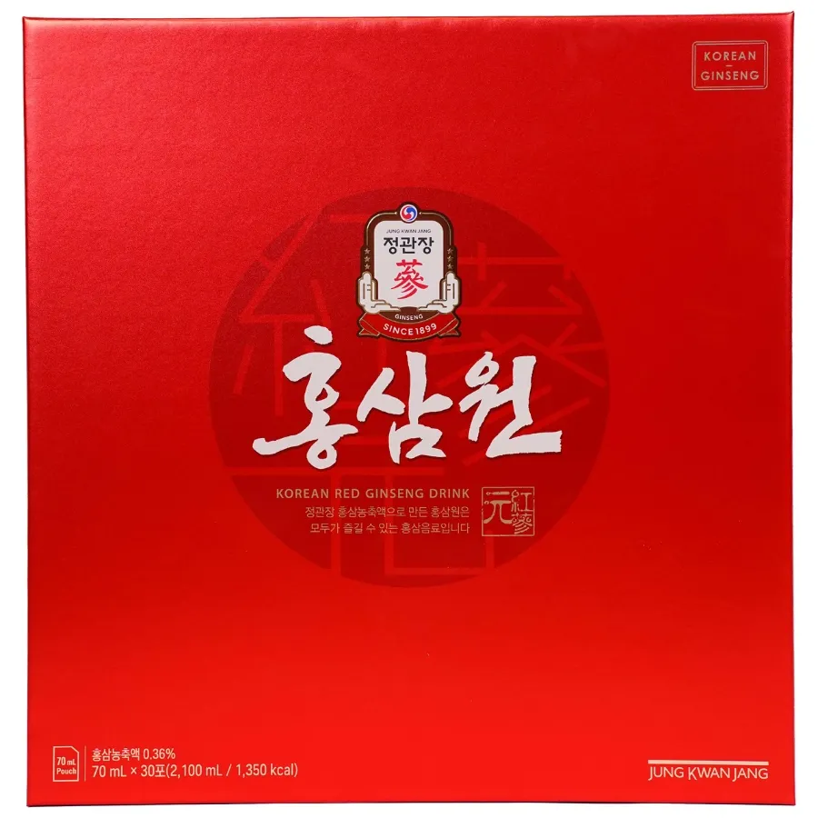 Thực phẩm bảo vệ sức khỏe Hong Sam Won Pouch (Nước hồng sâm Hong Sam Won) - Hộp 30 gói 3