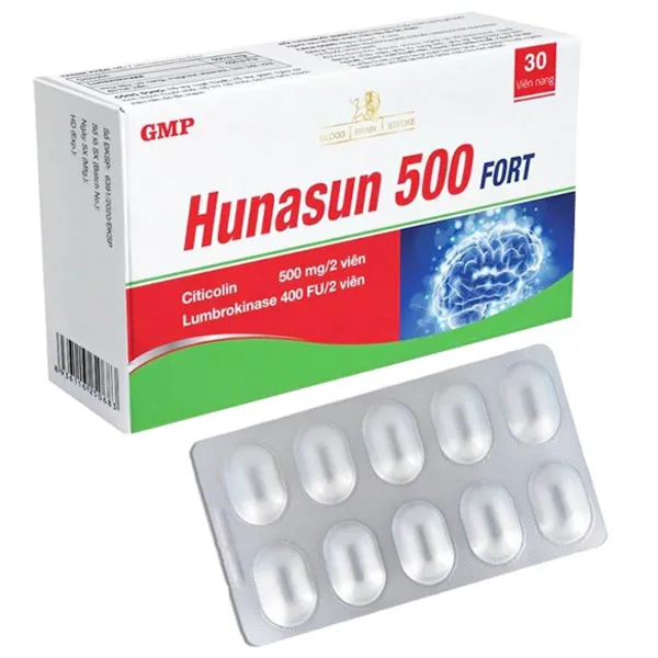Thực phẩm bảo vệ sức khỏe Hunasun 500 Fort (30 viên) 2
