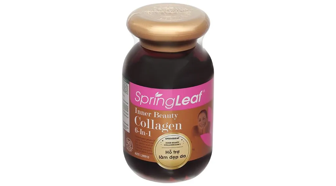 VIÊN UỐNG HỖ TRỢ LÀM ĐẸP DA SPRING LEAF INNER BEAUTY COLLAGEN 6-IN-1 60V 2