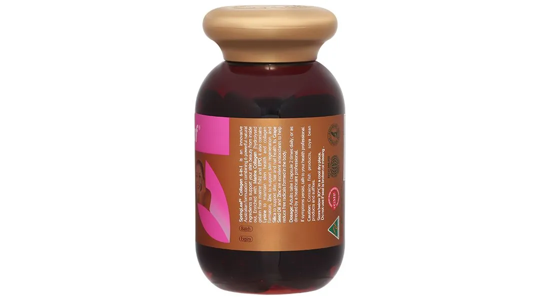 VIÊN UỐNG HỖ TRỢ LÀM ĐẸP DA SPRING LEAF INNER BEAUTY COLLAGEN 6-IN-1 60V 6
