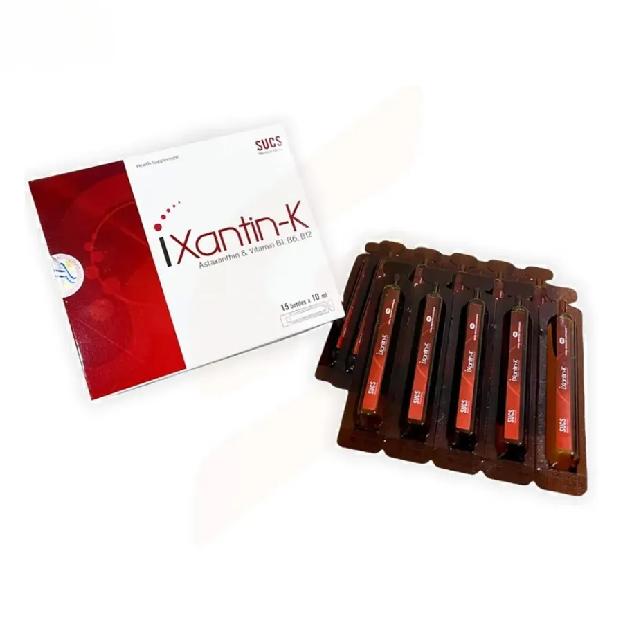 Thực phẩm bảo vệ sức khỏe IXANTIN-K - Giảm nhức mỏi, mờ mắt ở trẻ (Hộp 15 ống) 2