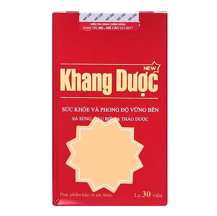 Thực phẩm bảo vệ sức khỏe Khang Dược (30 viên)