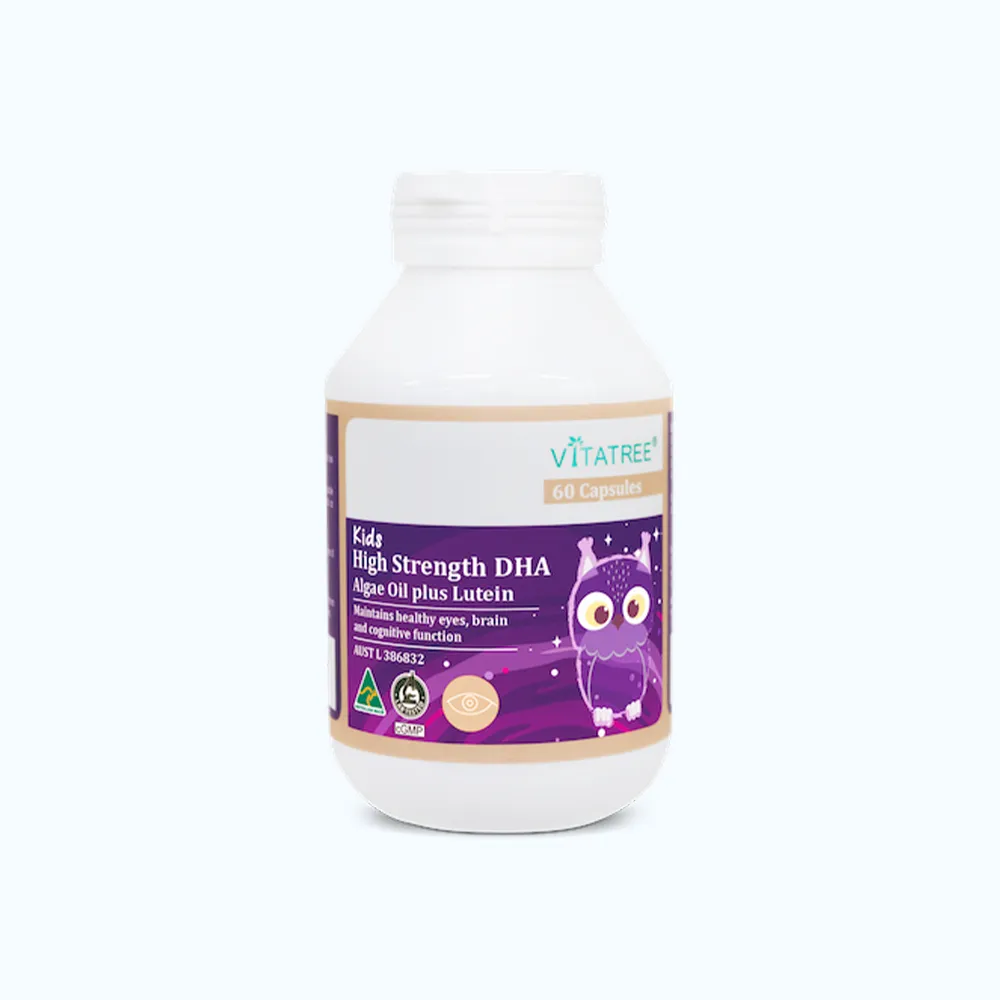 Thực phẩm bảo vệ sức khỏe Kids High Strength DHA Algae Oil plus Lutein (Hộp 60 Viên) 4