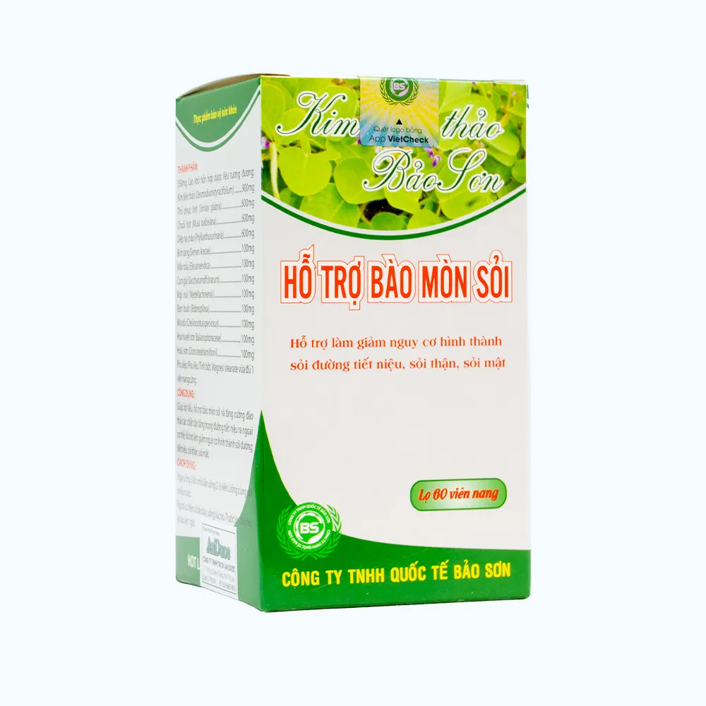 Thực phẩm bảo vệ sức khỏe Kim Tiền Thảo Bảo Sơn 2