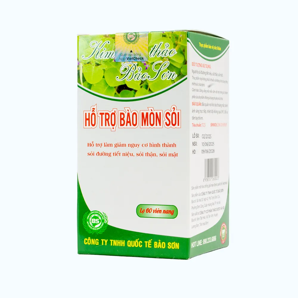 Thực phẩm bảo vệ sức khỏe Kim Tiền Thảo Bảo Sơn 3