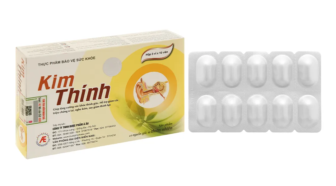 Viên uống IMC Kim Thính (Hộp 30 viên) giúp tăng cường thính lực và lưu thông máu 2
