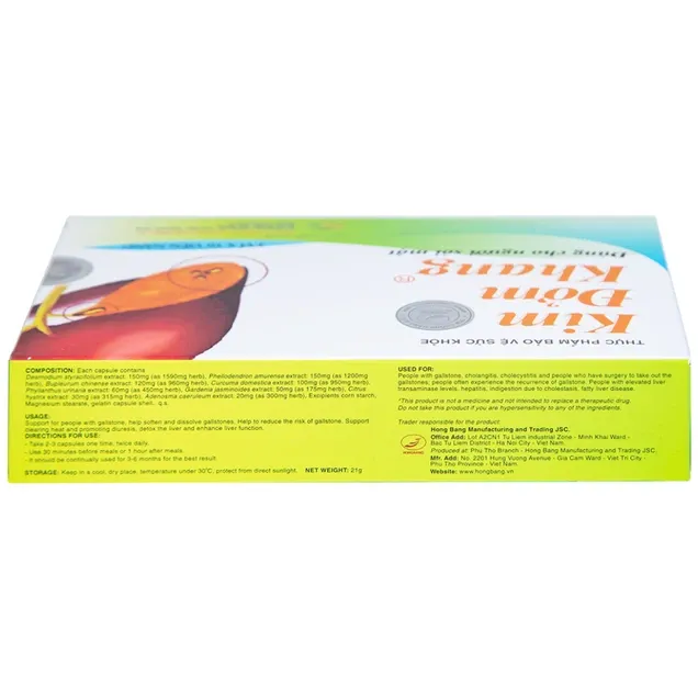 Đông Tây Kim Đởm Khang (Hộp 30 viên) hỗ trợ giảm sỏi mật 5