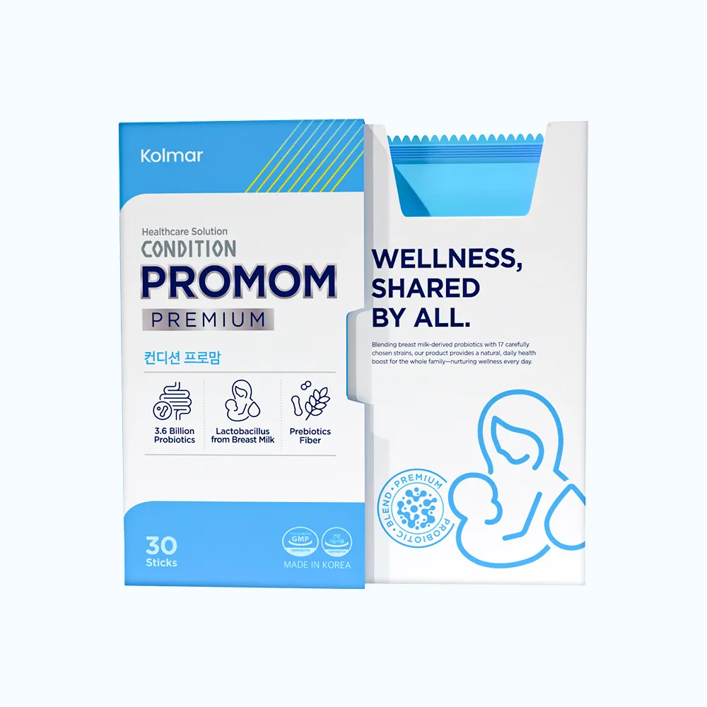 Thực phẩm bảo vệ sức khỏe Kolmar Condition Promom bổ sung lợi khuẩn, hỗ trợ tốt cho tiêu hóa (Hộp 30 gói) 4