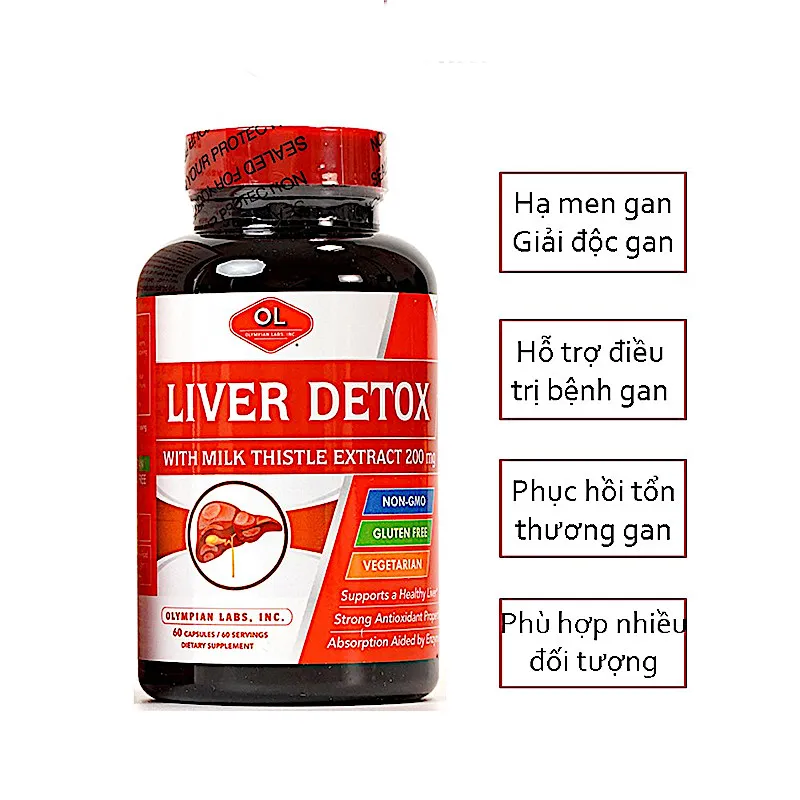 Thực phẩm bảo vệ sức khỏe Liver Detox (60 viên) 2