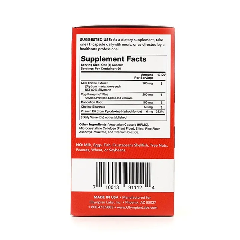 Thực phẩm bảo vệ sức khỏe Liver Detox (60 viên) 5