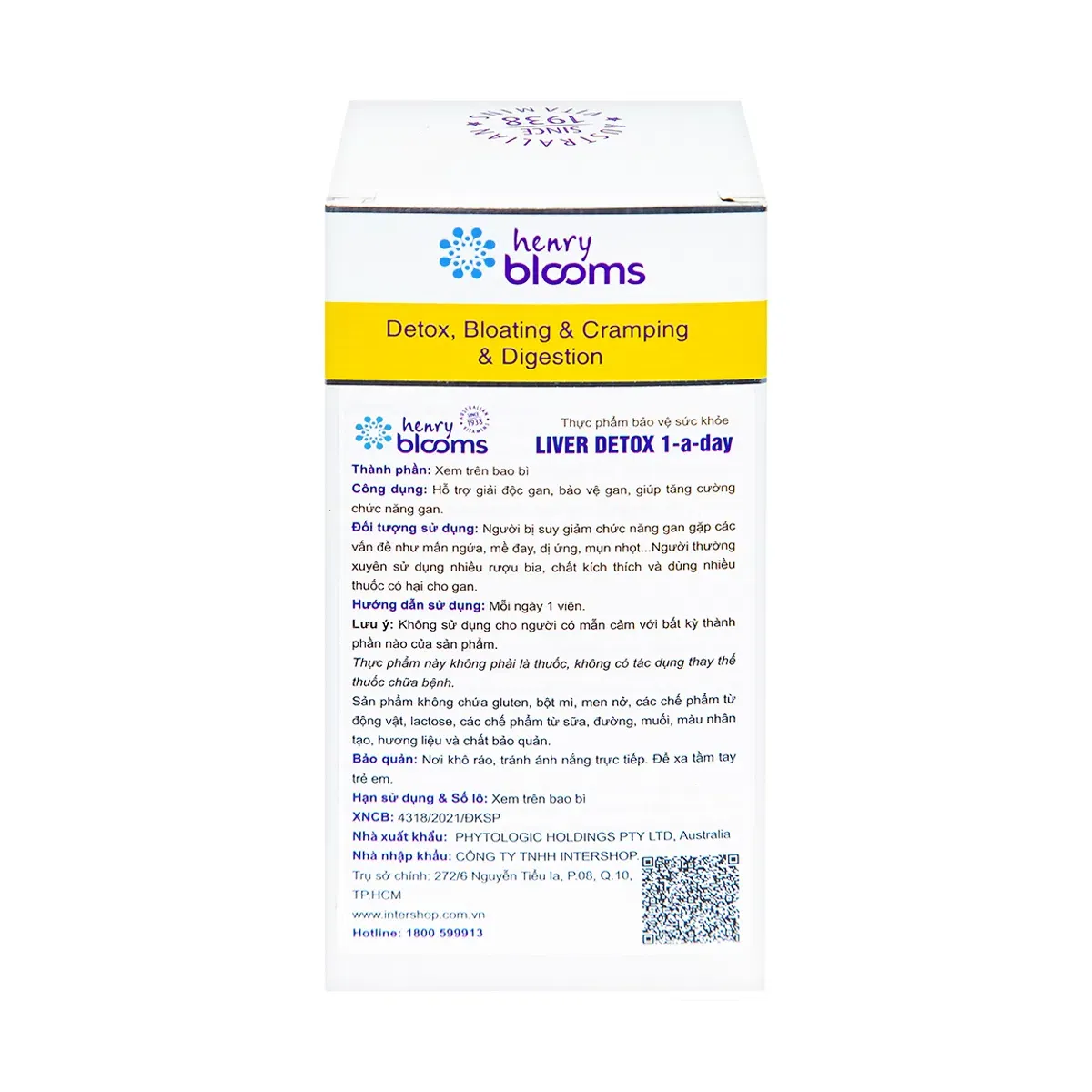 Thực phẩm bảo vệ sức khỏe Liver Detox 1-A-Day (60 viên) 6