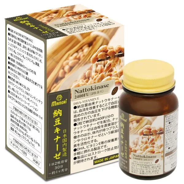 Thực phẩm bảo vệ sức khỏe Mamori Nattokinase hộp 60 viên
