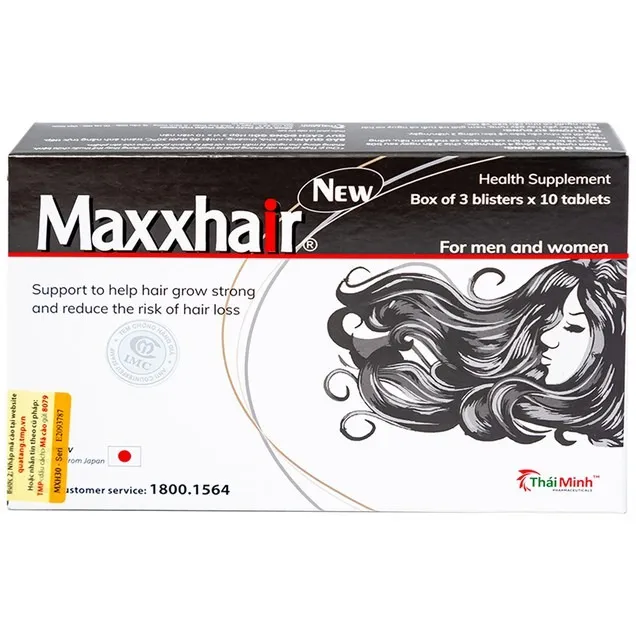 Thực phẩm bảo vệ sức khỏe Maxxhair (30 Viên) 6