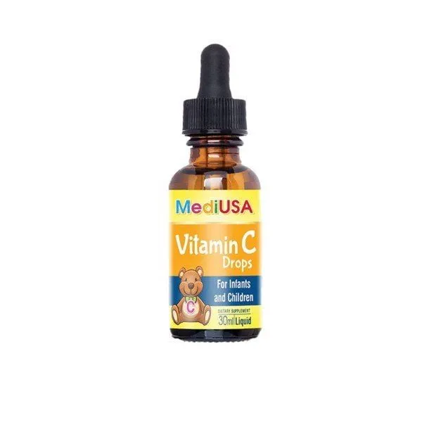 Thực phẩm bảo vệ sức khỏe MediUSA Vitamin C Drops (30ml) 2