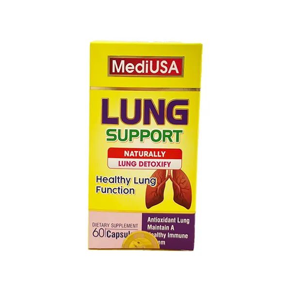 Thực phẩm bảo vệ sức khỏe MediUSA Lung Support (60 viên) 2